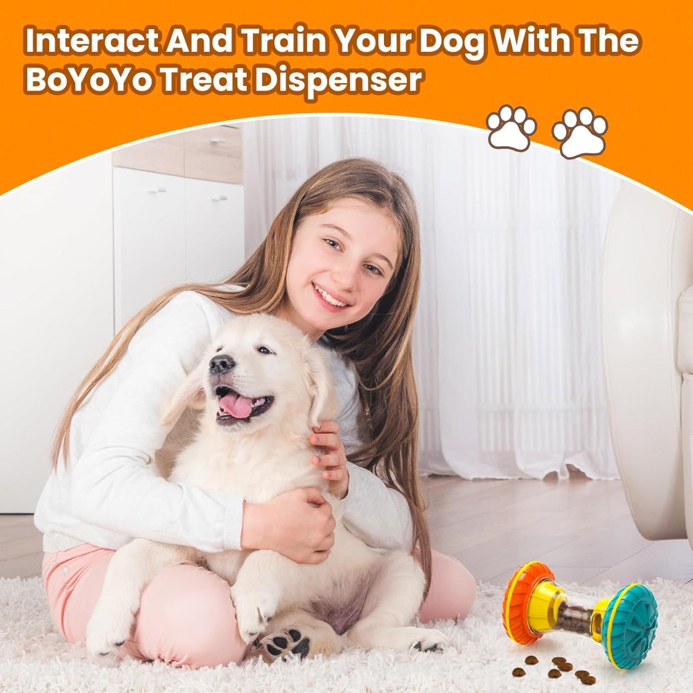 Quiet Rolling Treat Dispensing - Rubber Treat Dispensing Dog Toy ulasan dan harga