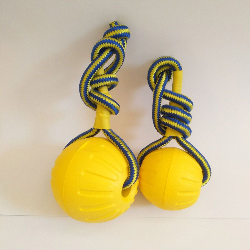 7cm/9cm Yellow Indestructible  - Suction Cup Dog Tug Toy ulasan dan harga