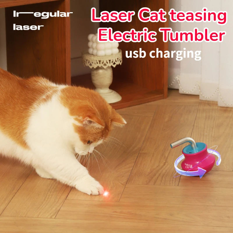 Smart Automatic Laser Cat Toy  - Laser Pointer Cat Toy Automatic ulasan dan harga