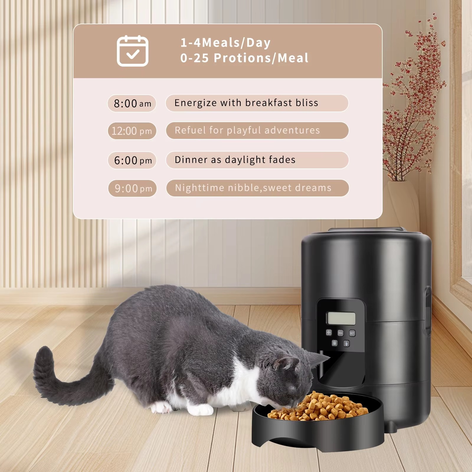 2L APP Control Automatic Pet F - Pet Feeders ulasan dan harga