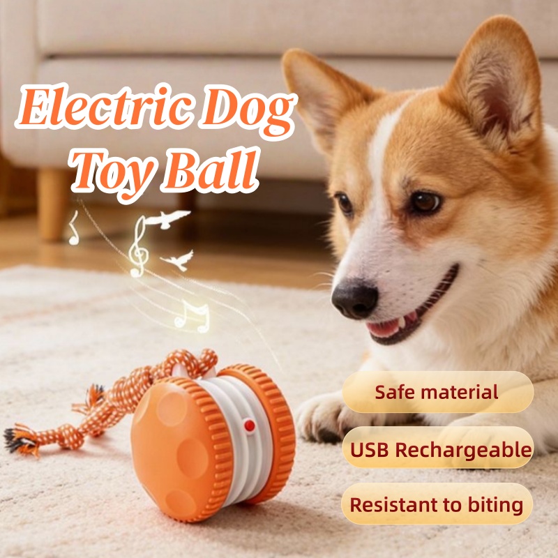 Smart Electric Interactive Pet - Automatic Moving Dog Ball ulasan dan harga