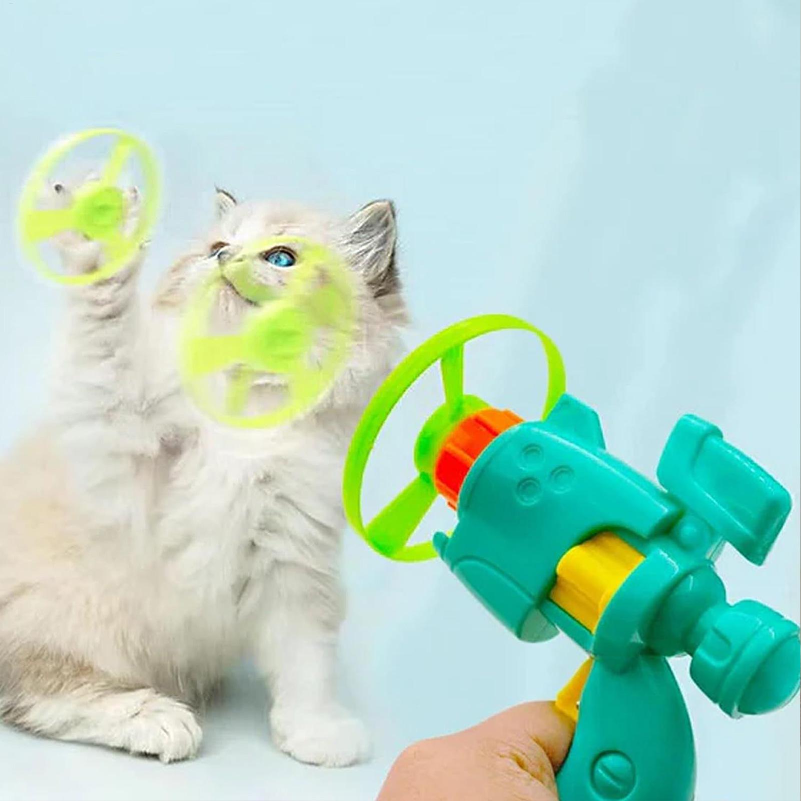 Cats Interactive Flying Saucer - Flying Disc Dog Training Toy ulasan dan harga