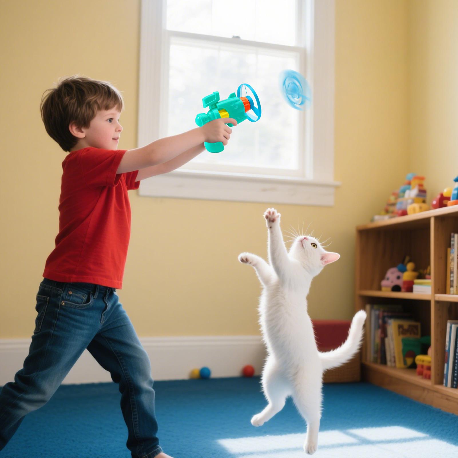 Cats Interactive Flying Saucer - Flying Disc Dog Training Toy ulasan dan harga