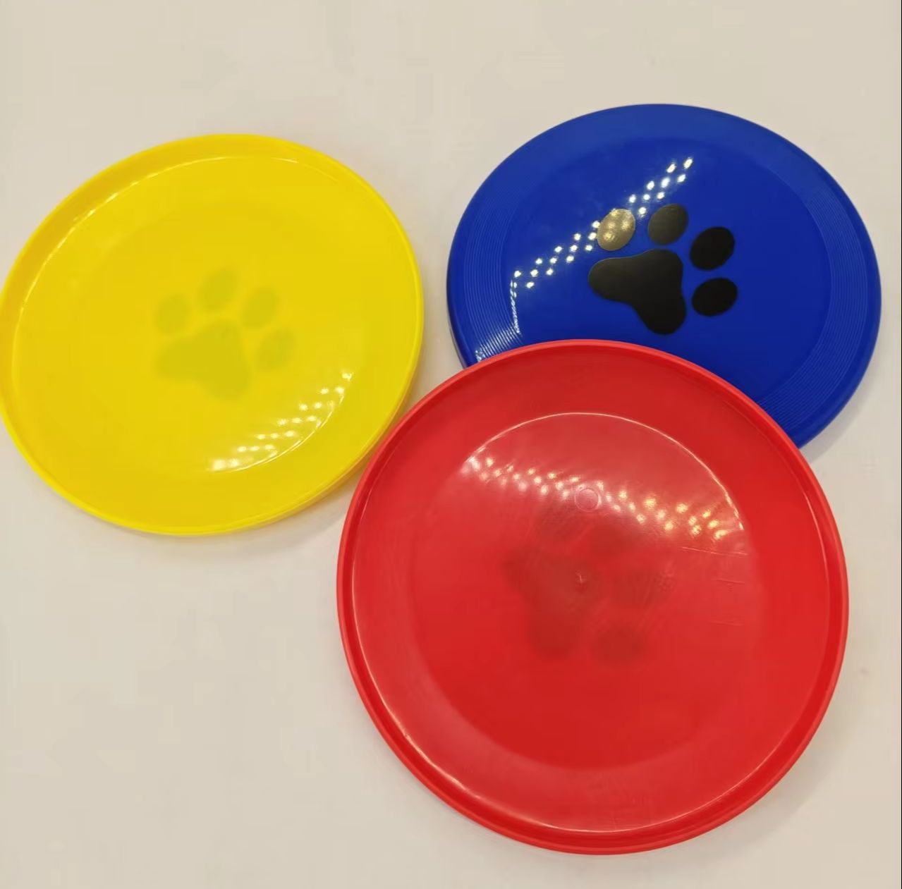 Hard Plastic Dog Frisbee  Paw  - Flying Disc Dog Training Toy ulasan dan harga