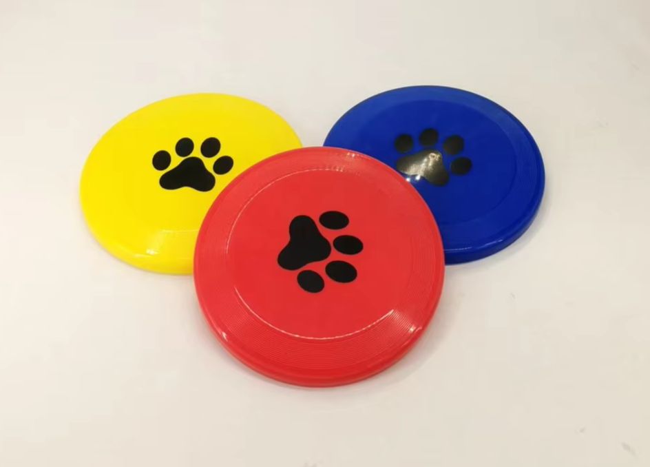 Hard Plastic Dog Frisbee  Paw  - Flying Disc Dog Training Toy ulasan dan harga