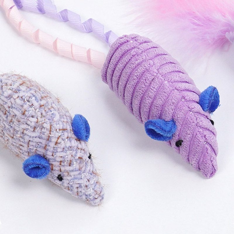 3pcs Realistic Mouse Plush Cat - Catnip Interactive Plush Mouse ulasan dan harga