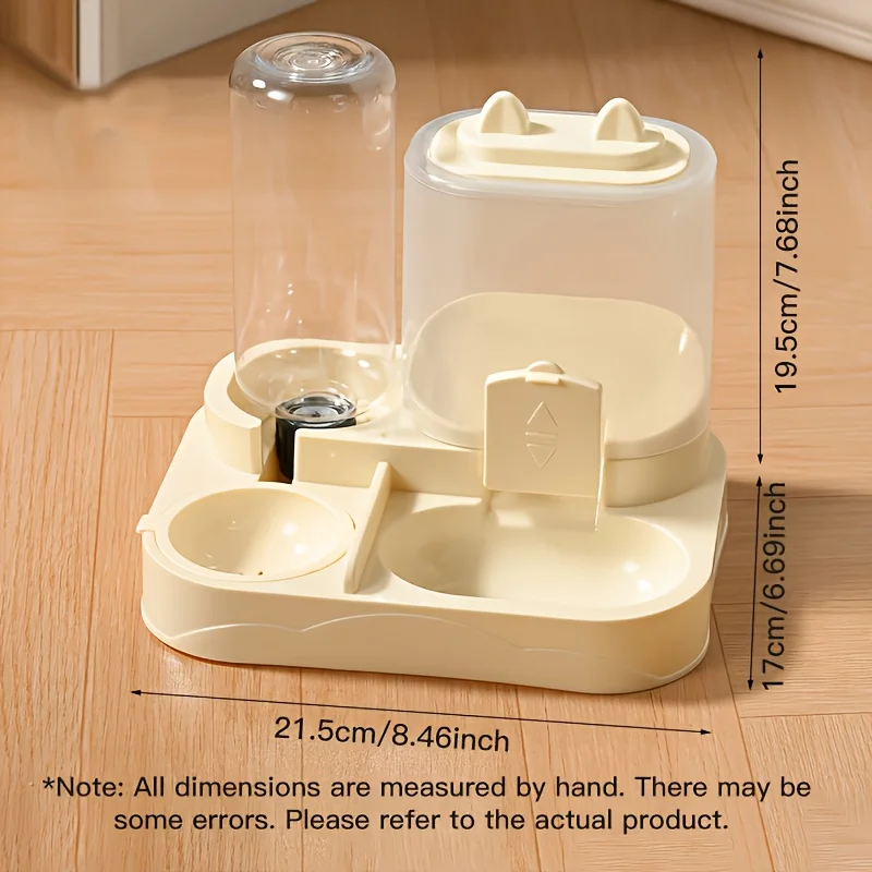 Ww-Durable Plastic 2-in-1 Auto - Pet Feeders ulasan dan harga