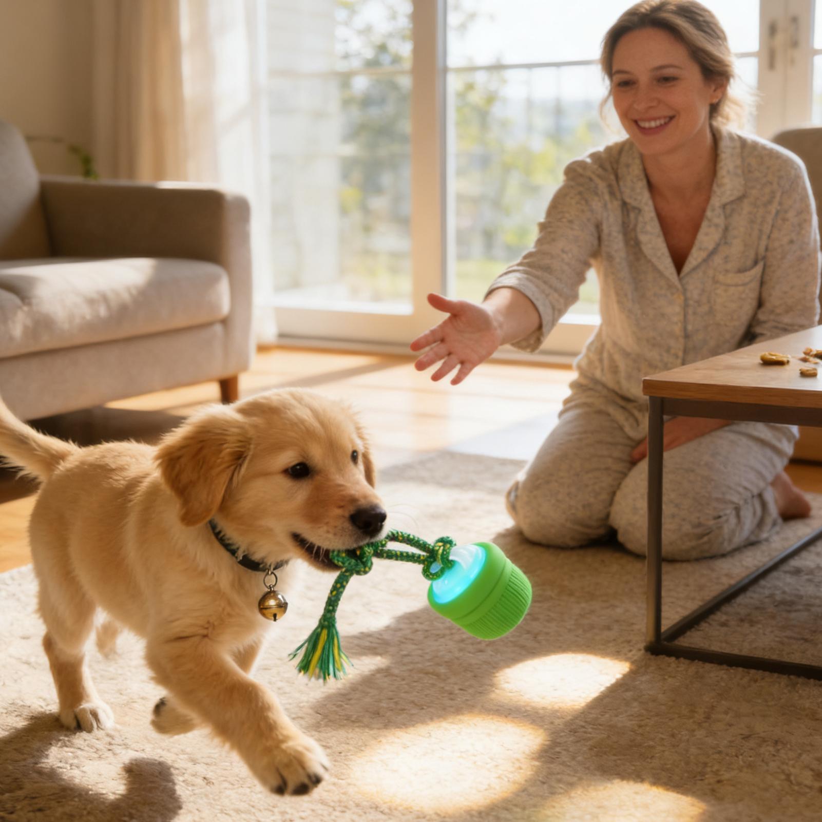 Interactive Dog Ball Automatic - Automatic Moving Dog Ball ulasan dan harga