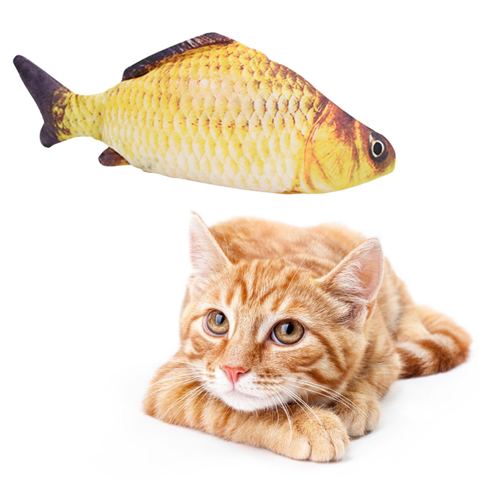 Cat Toys Fish USB Charger Fish - Electric Floppy Fish Dog Toy ulasan dan harga