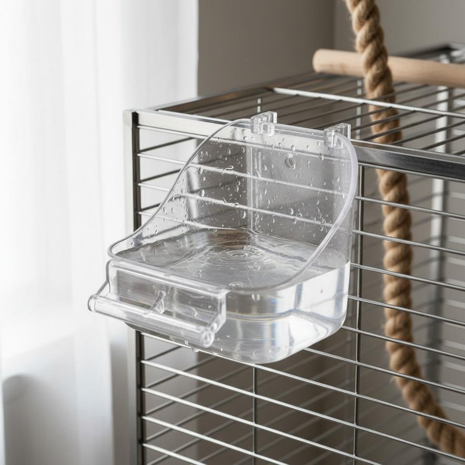 Bird Food Bowl Removable Enclo - Pet Feeders ulasan dan harga