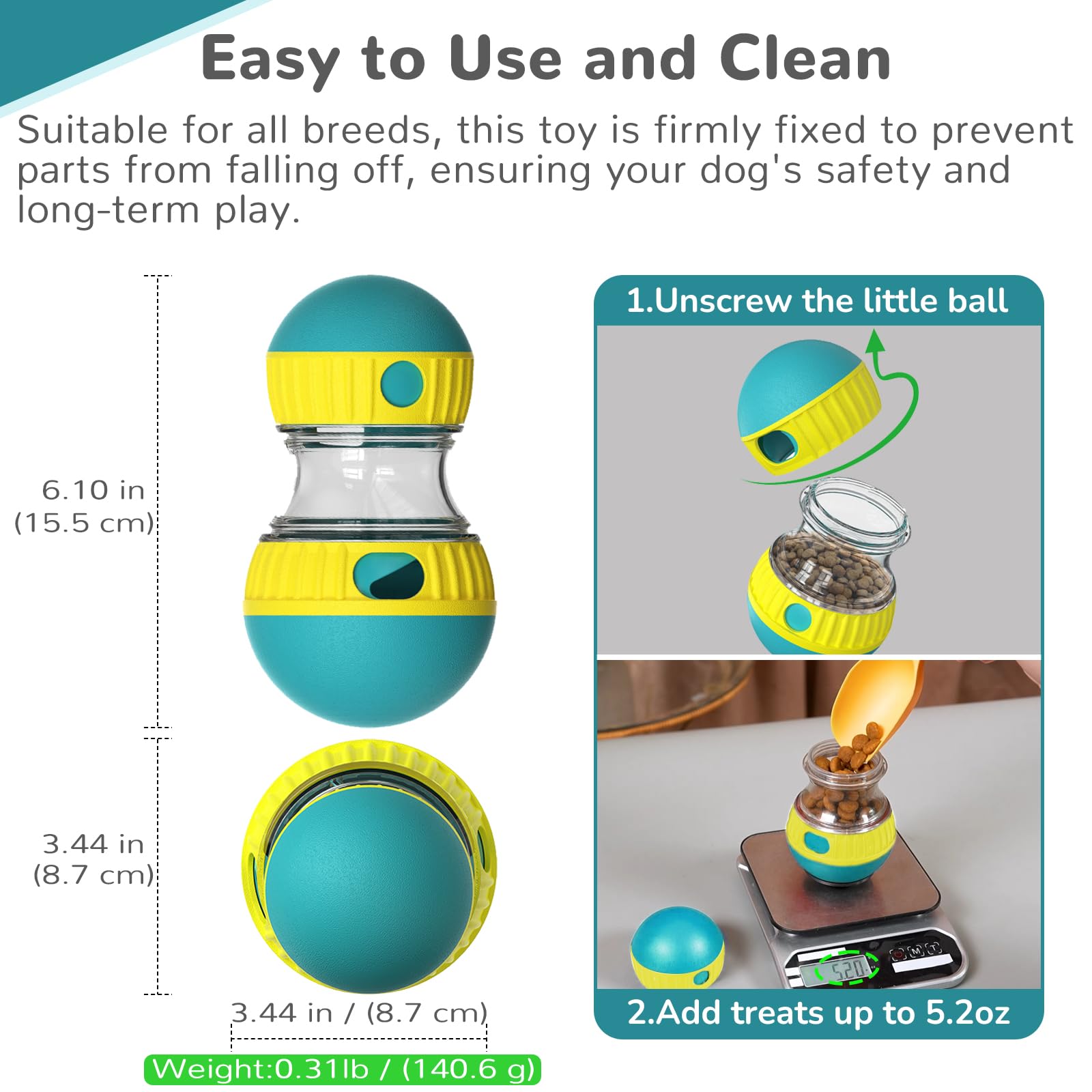 Dog Toys & Adjustable Slow Fee - Dog Puzzle Feeder Toy ulasan dan harga