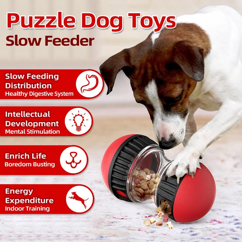 Dog Toys & Adjustable Slow Fee - Dog Puzzle Feeder Toy ulasan dan harga