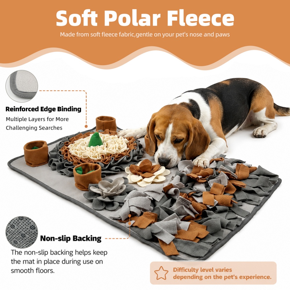 Multi-Layer Food Hiding Design - Snuffle Mat For Dogs ulasan dan harga