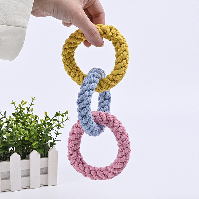 1pc Large Tough Chew Toys for  - Dog Rope Toy Aggressive Chewers ulasan dan harga