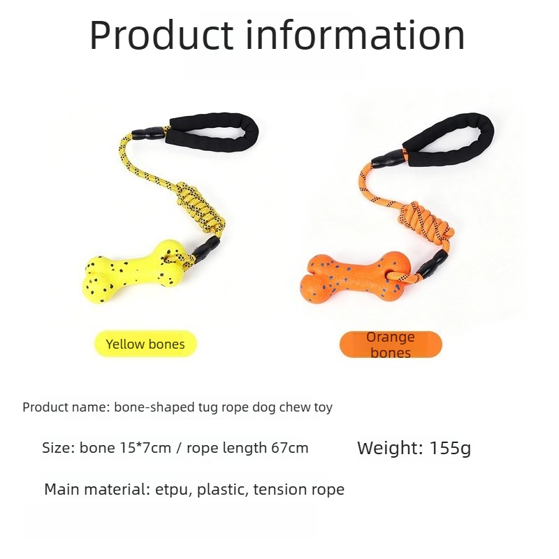 Heavy Duty Dog Tug Rope Toy Wi - Dog Rope Toy Aggressive Chewers ulasan dan harga