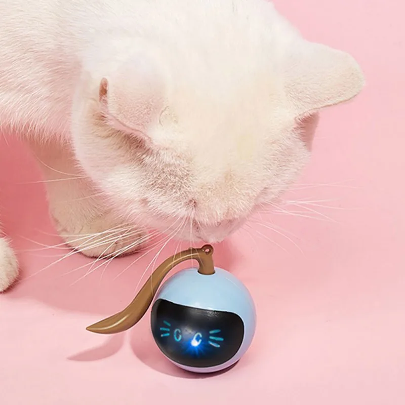 Interactive Cat Ball Toy USB R - Automatic Moving Dog Ball ulasan dan harga