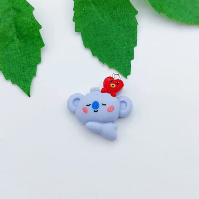 BT21 colorful cartoon resin tr - Dog Toys ulasan dan harga