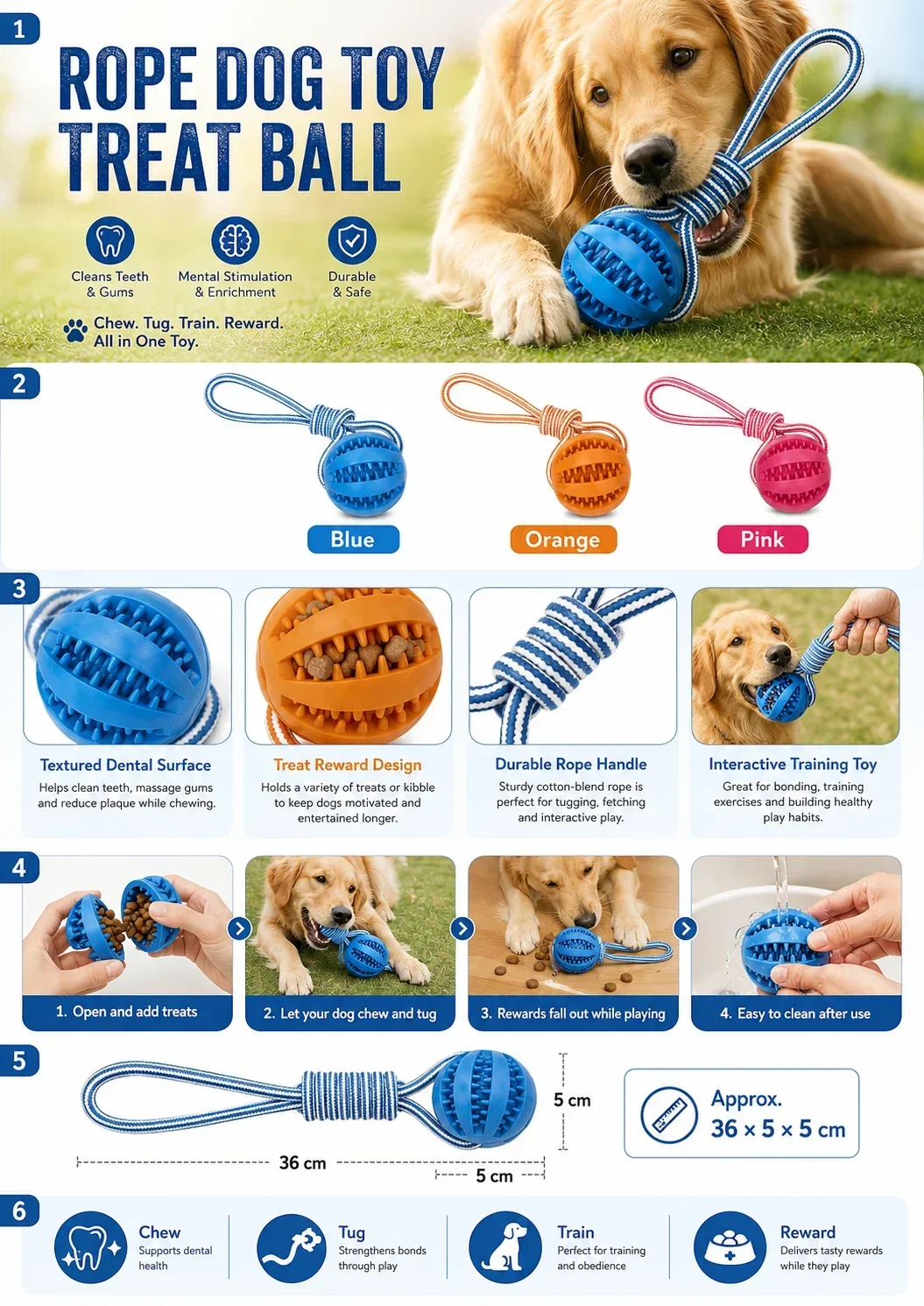 Leaky Rubber Dog Ball Toy, Int - Rubber Treat Dispensing Dog Toy ulasan dan harga