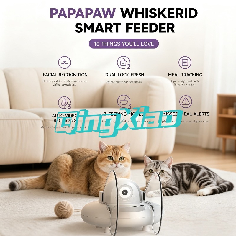 AI Smart Cat Feeder Face Recog - Pet Feeders ulasan dan harga