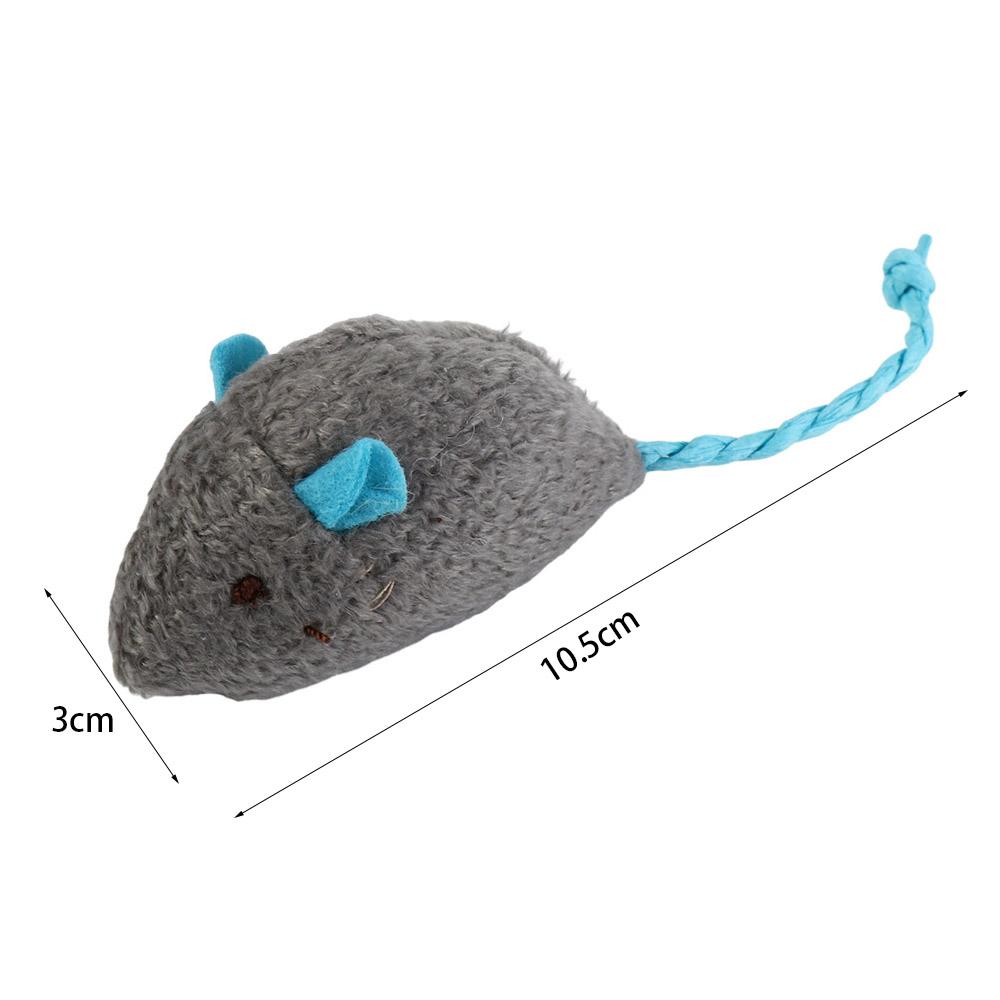 2pcs Funny Plush Soft Interact - Catnip Interactive Plush Mouse ulasan dan harga