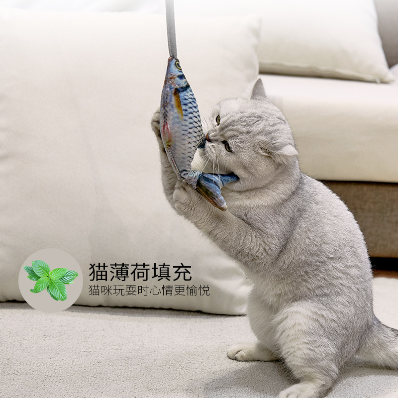 Funny Electric Moving Fish Cat - Electric Floppy Fish Dog Toy ulasan dan harga