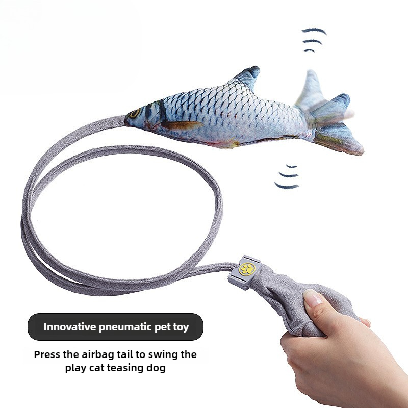 Funny Electric Moving Fish Cat - Electric Floppy Fish Dog Toy ulasan dan harga
