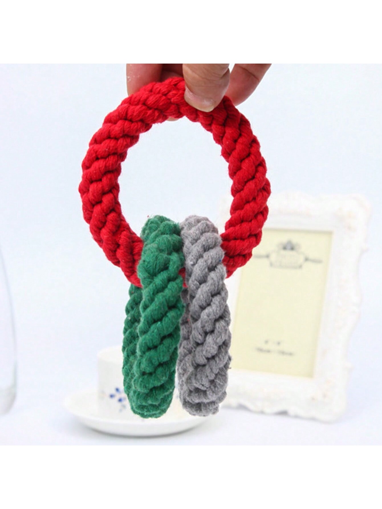 1pc Large Tough Chew Toys for  - Dog Rope Toy Aggressive Chewers ulasan dan harga
