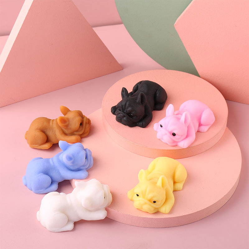 Squishy Dogs Anime Fidget Toys - Interactive Squeaky Plush Dog Toy ulasan dan harga