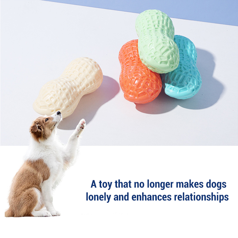 Squeaky Peanut Bone Dog Chew T - Teeth Cleaning Dog Chew Bone ulasan dan harga