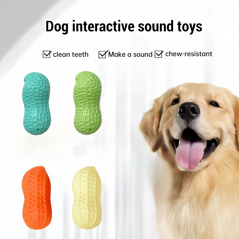 Squeaky Peanut Bone Dog Chew T - Teeth Cleaning Dog Chew Bone ulasan dan harga