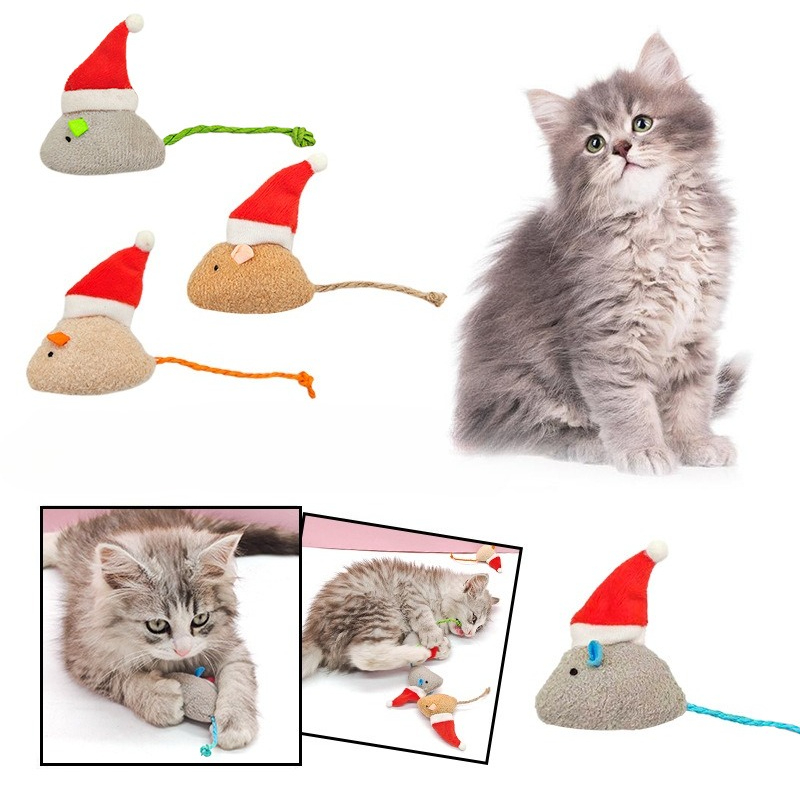 5pcs Cat Push Chew Toy Catnip  - Catnip Interactive Plush Mouse ulasan dan harga
