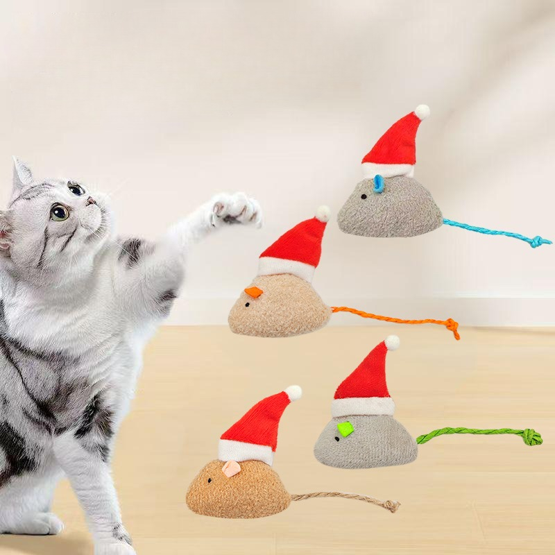 5pcs Cat Push Chew Toy Catnip  - Catnip Interactive Plush Mouse ulasan dan harga