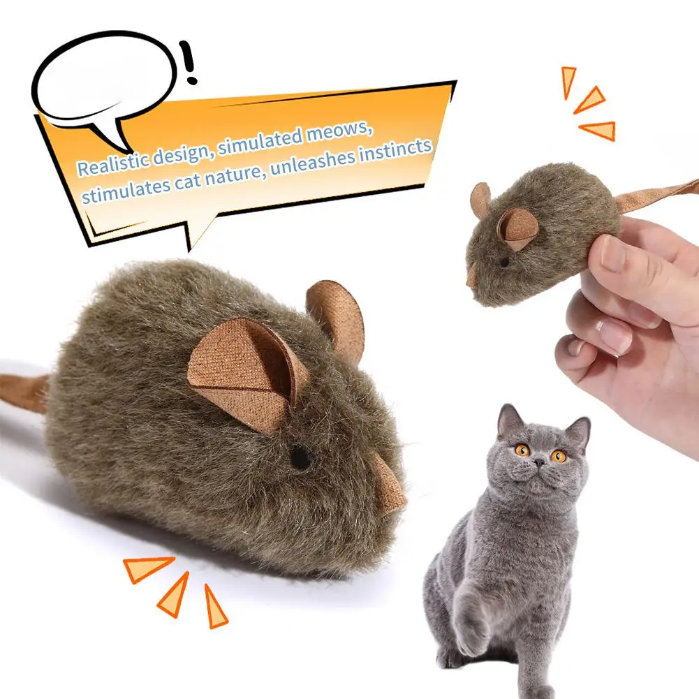 Funny Plush Mice Cat Toy Simul - Catnip Interactive Plush Mouse ulasan dan harga