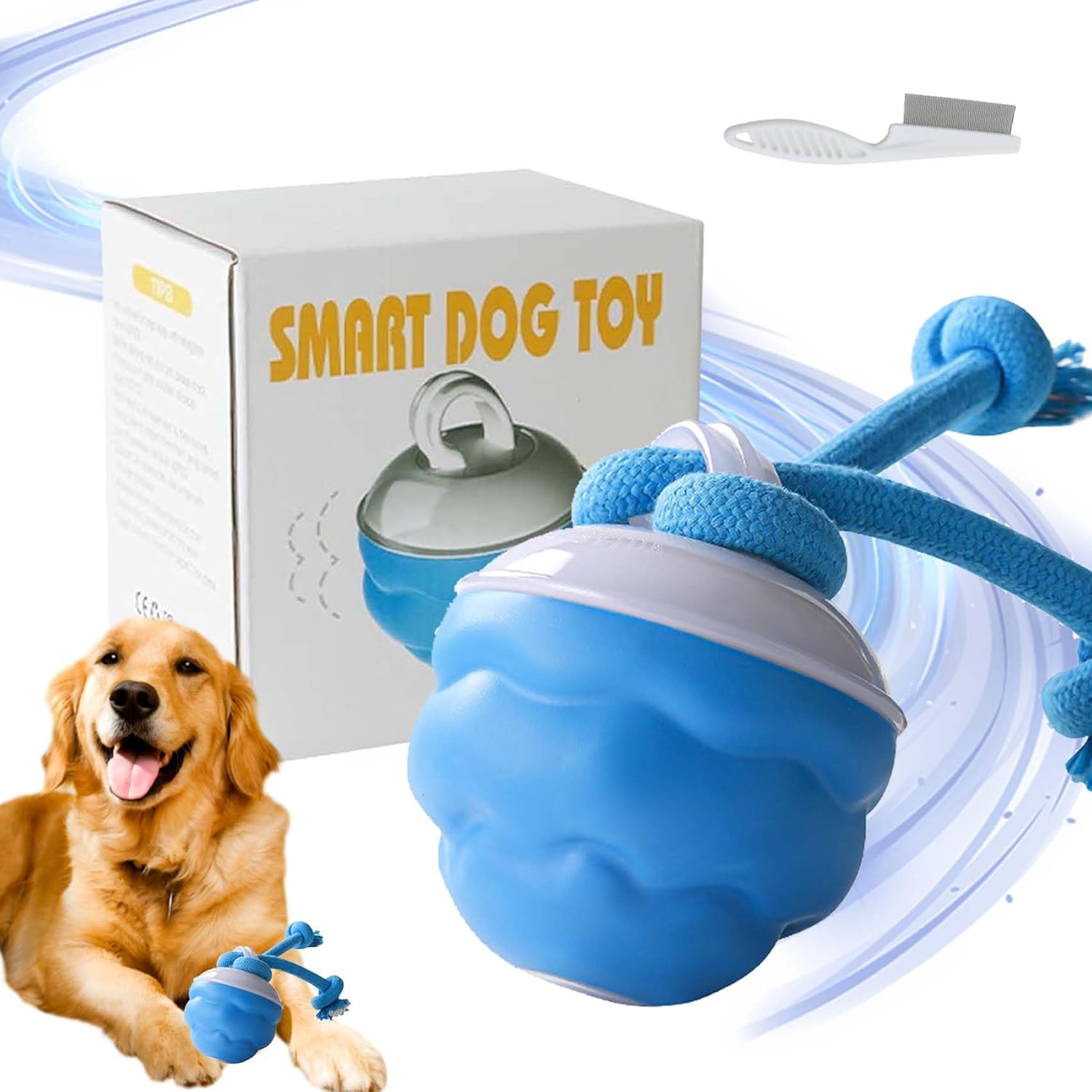 Smart Dog Toy, Automatic Movin - Automatic Moving Dog Ball ulasan dan harga