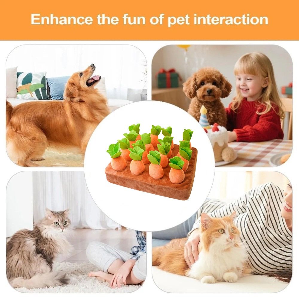 Stress Relief Carrot Snuffle M - Snuffle Mat For Dogs ulasan dan harga