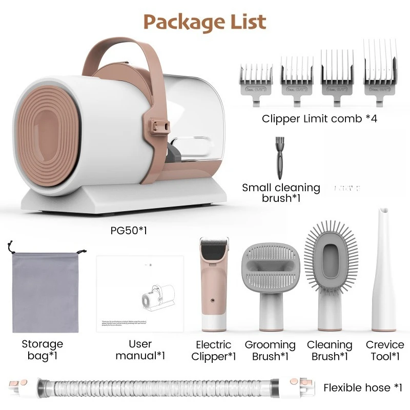 Electric Vacuum Pet Hair Trimm - Pet Grooming ulasan dan harga