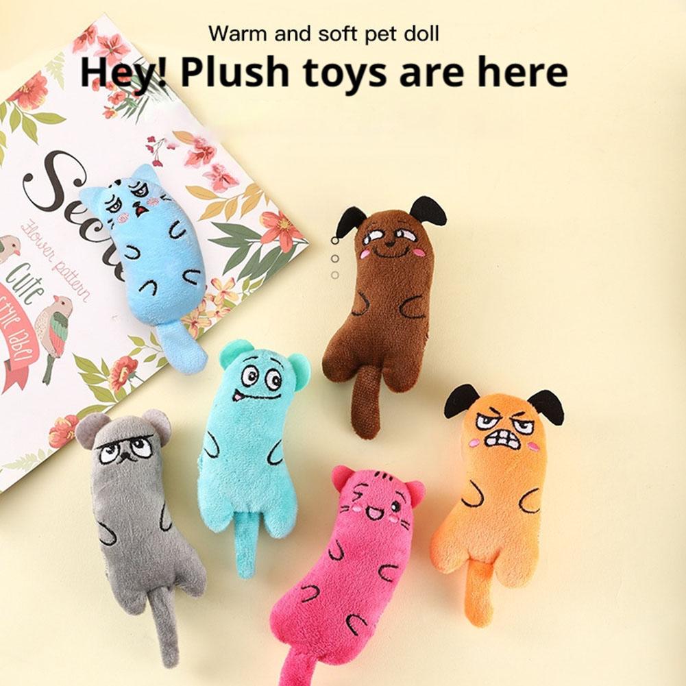 Cartoon Expression Cat Toys Pl - Catnip Interactive Plush Mouse ulasan dan harga