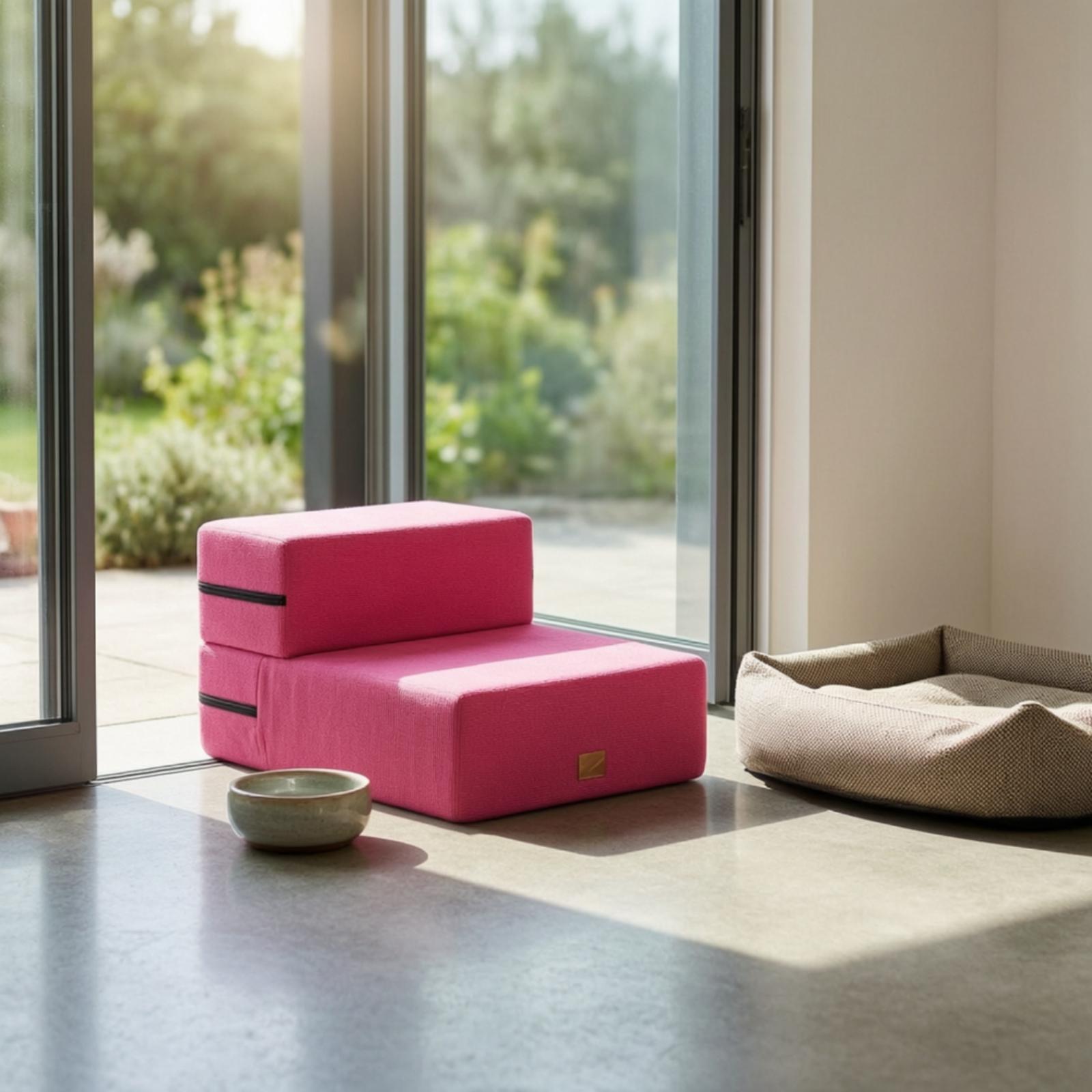 Dog Stair Ramp for Bed with Cu - Pet Beds ulasan dan harga