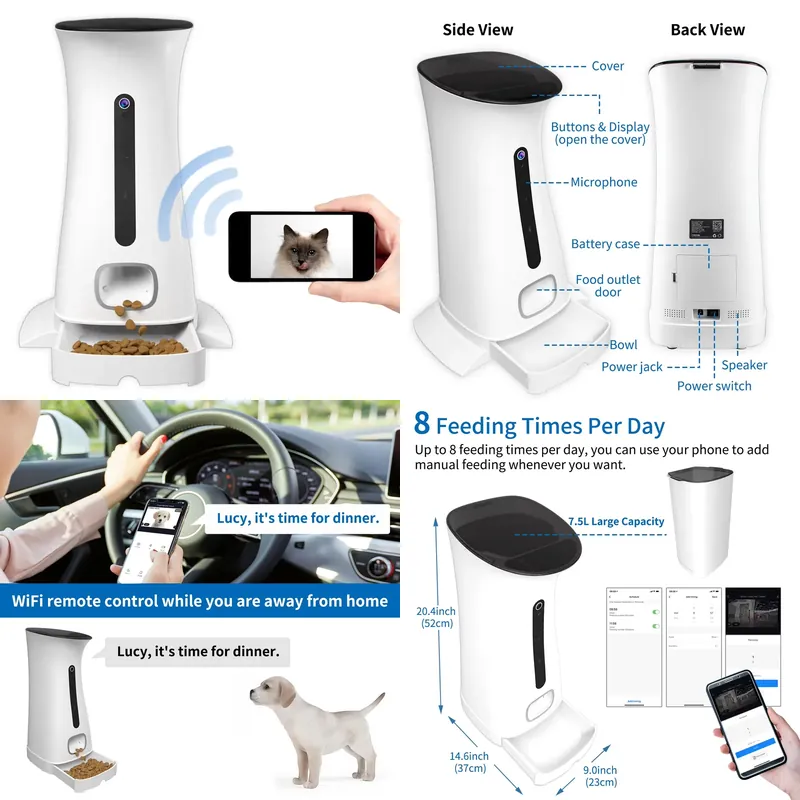 Wifi Pet Feeder Camera For Voi - Pet Feeders ulasan dan harga