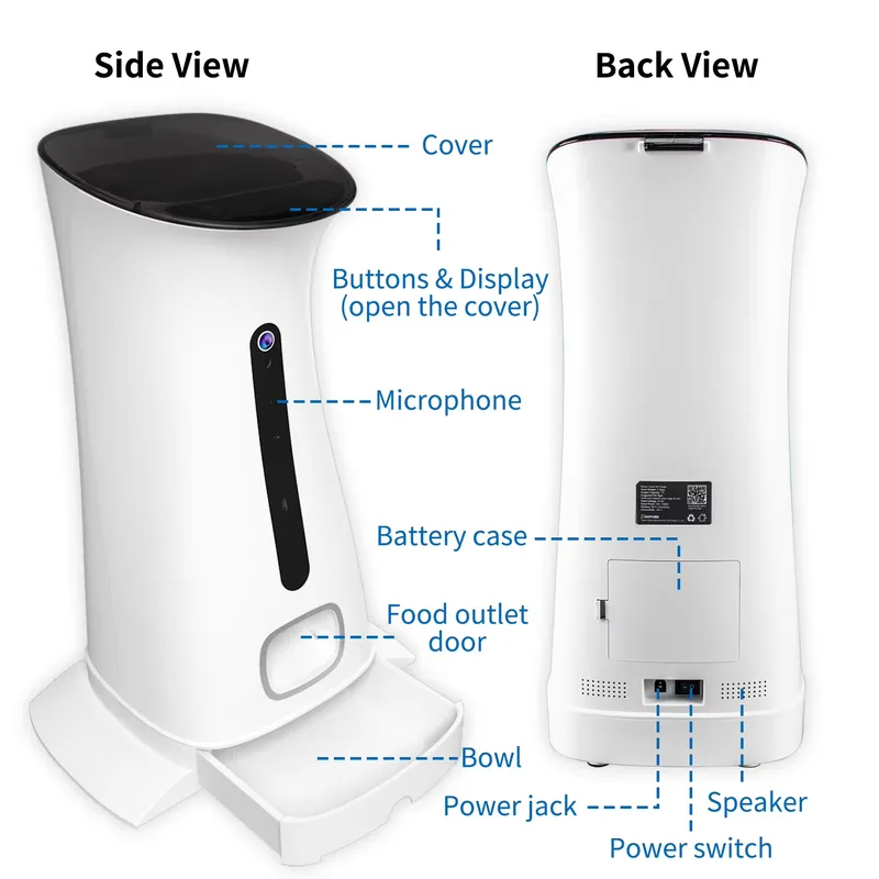 Wifi Pet Feeder Camera For Voi - Pet Feeders ulasan dan harga