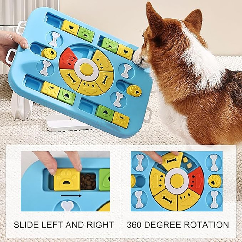 Interactive Dog Puzzle Toy for - Dog Puzzle Feeder Toy ulasan dan harga