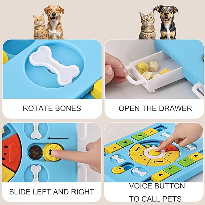 Interactive Dog Puzzle Toy for - Dog Puzzle Feeder Toy ulasan dan harga