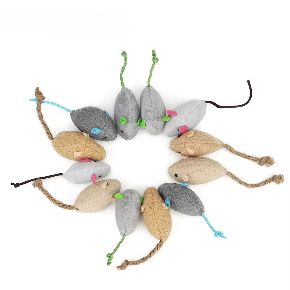 5pcs Rattle Cat Mouse Toys Als - Catnip Interactive Plush Mouse ulasan dan harga