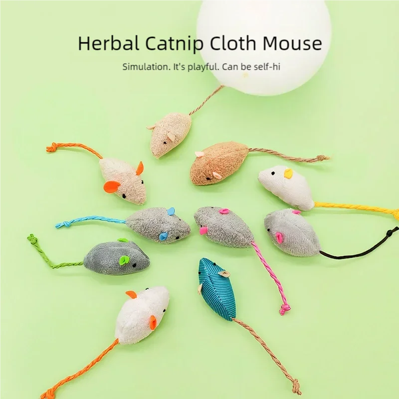 Pet Toy Catnip Mice Cats Toys  - Catnip Interactive Plush Mouse ulasan dan harga