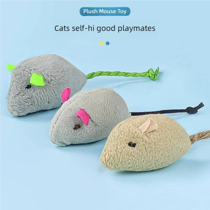 Pet Toy Catnip Mice Cats Toys  - Catnip Interactive Plush Mouse ulasan dan harga