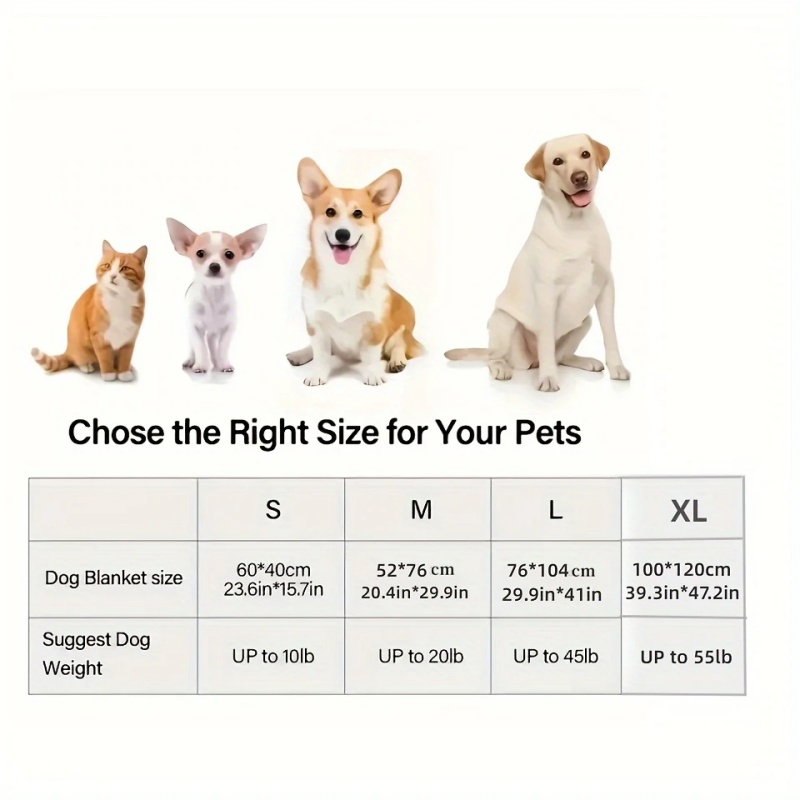 3PCS Soft Fluffy Pet Blanket C - Pet Beds ulasan dan harga