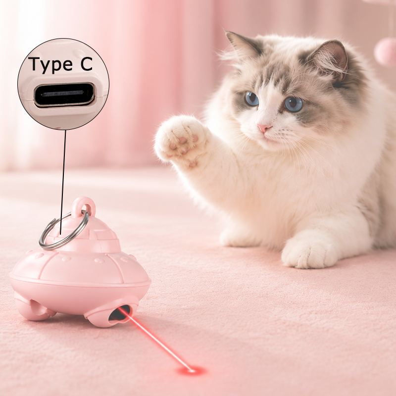 USB Charging Electric Cat Lase - Laser Pointer Cat Toy Automatic ulasan dan harga