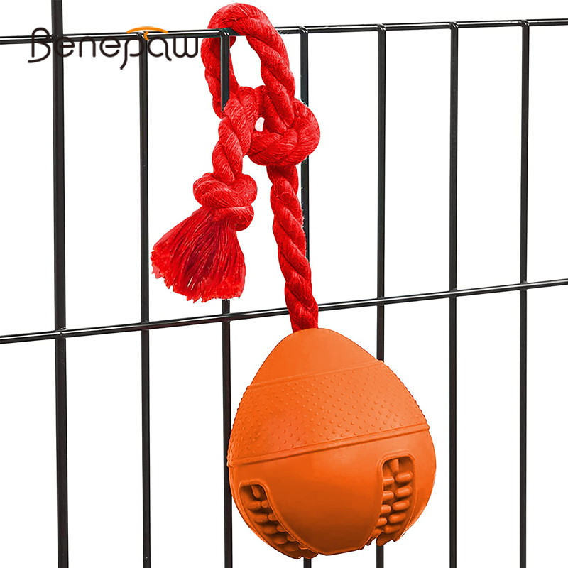 Benepaw Interactive Dog Toys E - Rubber Treat Dispensing Dog Toy ulasan dan harga