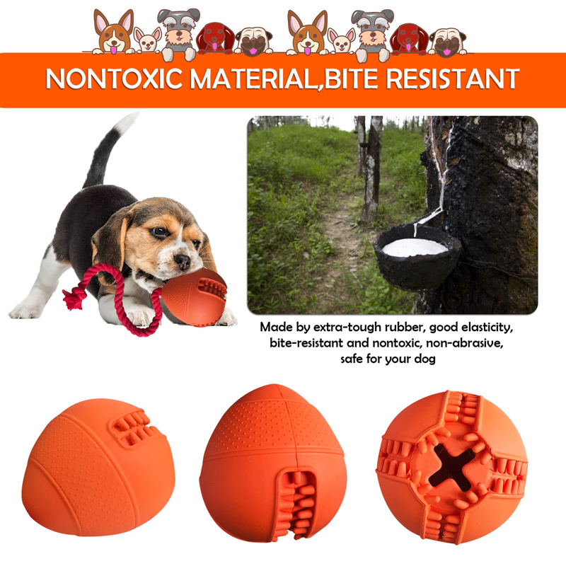 Benepaw Interactive Dog Toys E - Rubber Treat Dispensing Dog Toy ulasan dan harga