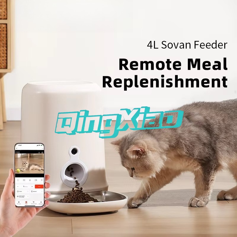 Fully Automatic Smart 4L Stain - Pet Feeders ulasan dan harga